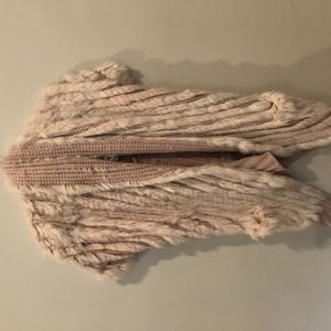 fur cardigan